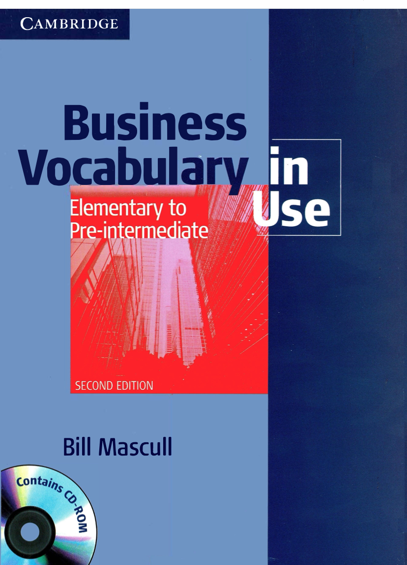 Business Vocabulary In Use Pre-Intermediate Book-艾瑞克网