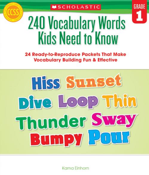 240 Vocabulary Words Kids Need to Know Book 1-6-艾瑞克网